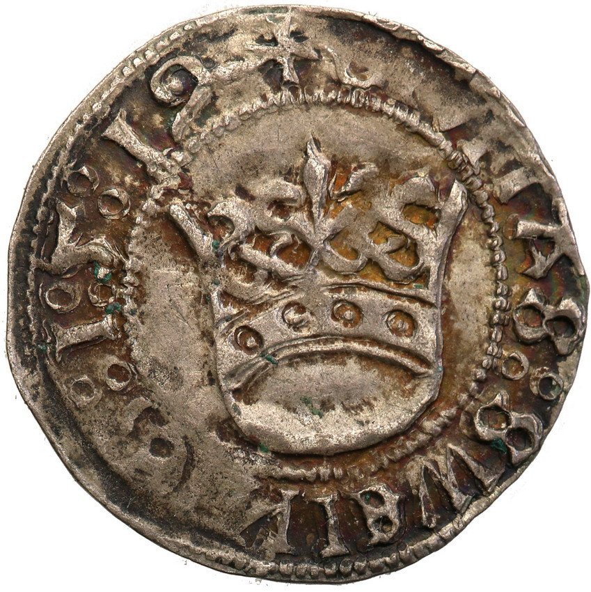 Polska/ Śląsk. Półgrosz świdnicki 1519  - Piękny